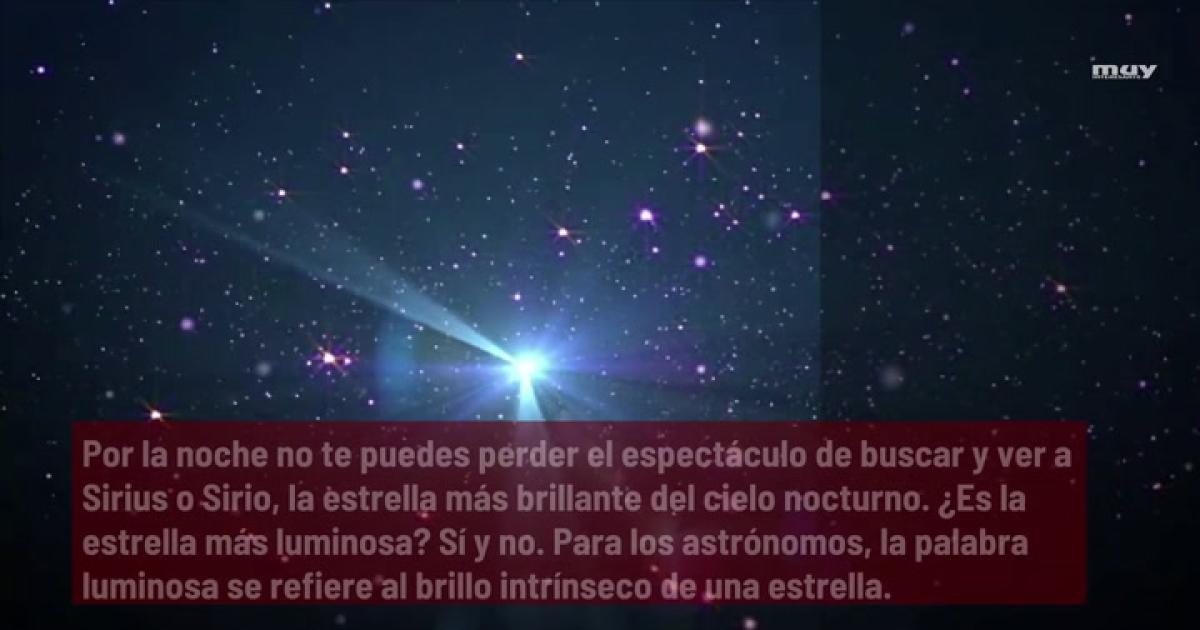 ¿cuál Es La Estrella Más Brillante Del Cielo Nocturnoemk 6650