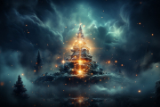 La NASA comparte una imagen de un árbol de Navidad cósmico