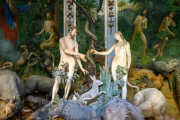 Arte religioso en el Sacro Monte di Varallo, Italia: Adán y Eva