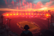 Un espectáculo con 1.000 drones ilumina de forma impresionante la Super Bowl en Las Vegas