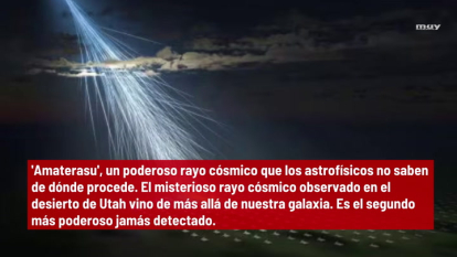 Amaterasu, Un Poderoso Rayo Cósmico Que Los Astrofísicos No Saben De Dónde Procede