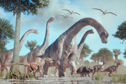 Por qué algunos dinosaurios eran tan grandes
