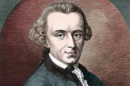 Retrato de Immanuel Kant.