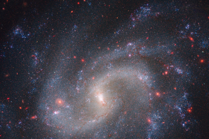 Galaxia espiral NGC 5584, a 72 millones de años luz de la Tierra