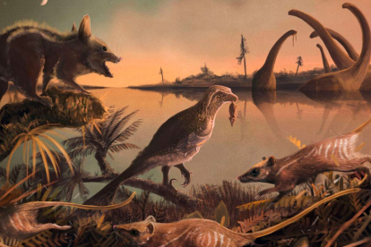 Recreación de la vida de mamíferos en la era de los dinosaurios