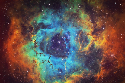 La nebulosa Roseta (NGC 2237, Caldwell 49). Créditos: iStock, dzika_mrowka