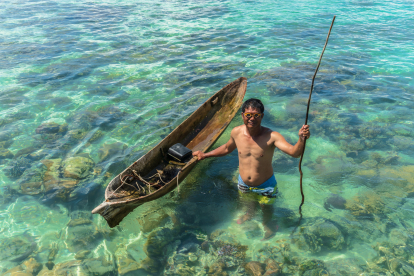 Pescador Bajau Laut en Semporna