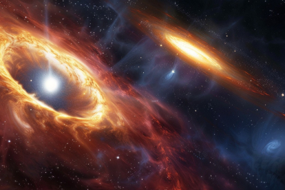 Descubren el par de agujeros negros supermasivos más épico de la historia