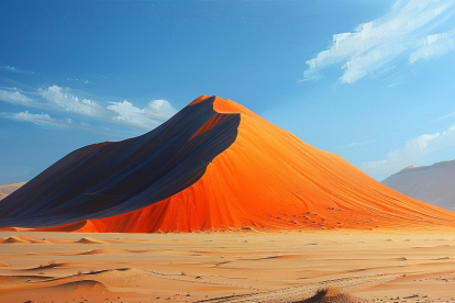 Estas dunas de arena se encuentran en algunos de los desiertos modernos más grandes de la Tierra