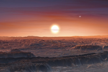 Próxima Centauri, una estrella situada a solo 4,22 años luz del Sol, posee un planeta en su zona de habitabilidad