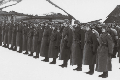 Tropas División Azul en Leningrado