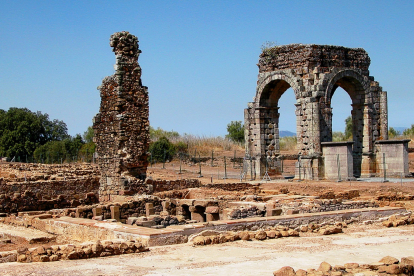 El yacimiento romano de Cáparra