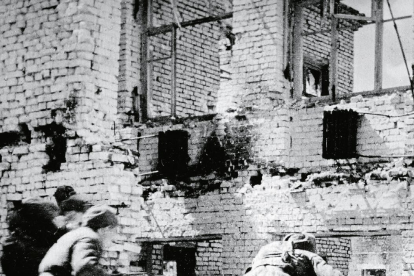 Soldados rusos en Stalingrado