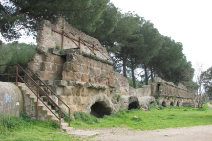 Parte aún visible del acueducto Marcio