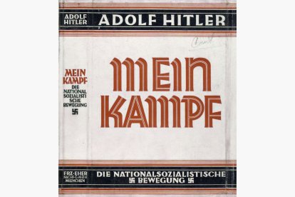 Primera edición de 'Mein Kampf'. Fuente: Wikimedia