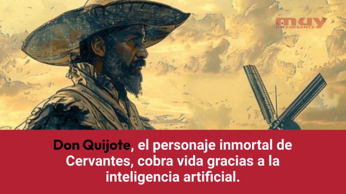Así se vería Don Quijote, según la inteligencia artificial (Sarah Romero)