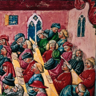 Lección en la Universidad de Bolonia según una miniatura de una edición medieval de
la Ética a Nicómaco de Aristóteles