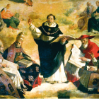 Apoteosis de Santo Tomás de Aquino (1631), óleo sobre lienzo de Francisco de Zurbarán.