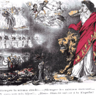 Caricatura de La Flaca sobre la situación en España durante los años de la Primera República española