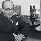 El director del Instituto Nacional del Cáncer y destacado histólogo, doctor Pío del Río Hortega, en enero de 1935.
