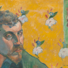 Autorretrato con retrato de Bernard o Los miserables de Paul Gauguin