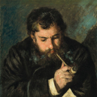 Claude Monet, pintado por Pierre-Auguste Renoir