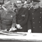 Mazas junto a Franco en una visita de este al Valle de los Caídos