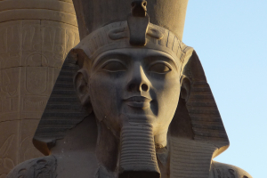 Ramsés II en el templo de Luxor
