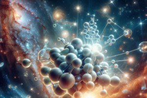 Moléculas en el universo. Créditos: Eugenio Fernández-Designer