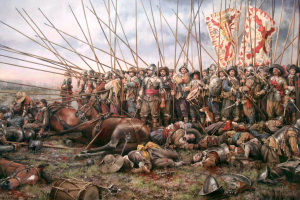 Batalla de Rocroi por Augusto Ferrer-Dalmau