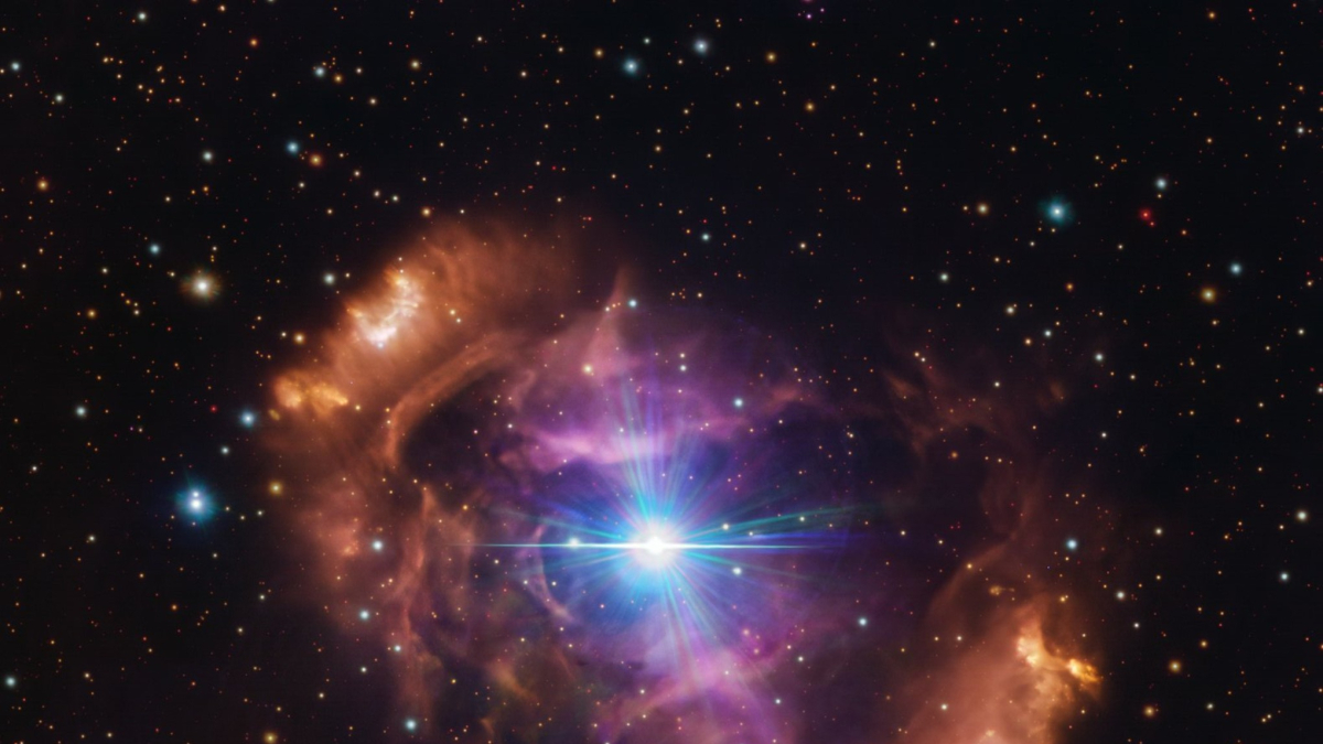 
        Captan un impresionante choque estelar a 3.800 años luz de la Tierra
    