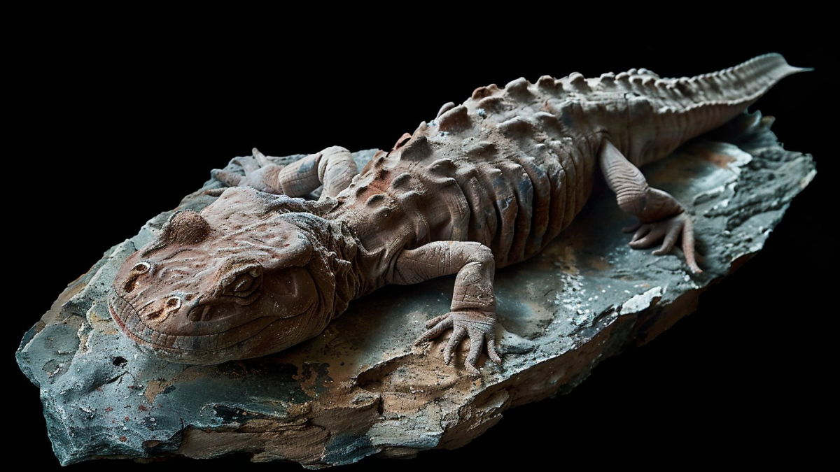 
        Descubren una salamandra gigantesca de antes de los dinosaurios
    