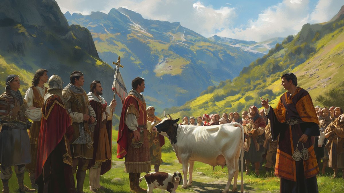 
                El tratado más antiguo de Europa: Francia entrega tres vacas a España cada año
            