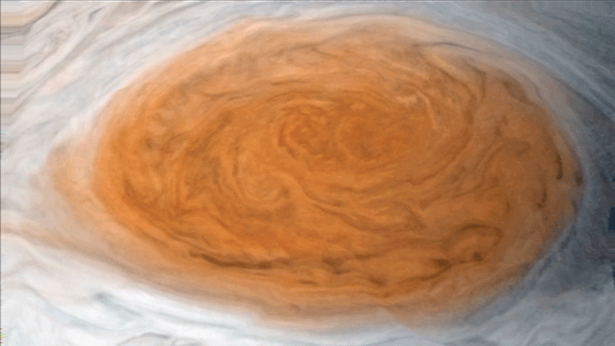 
                Por fin puedes ver la Gran Mancha Roja de Júpiter en movimiento
            
