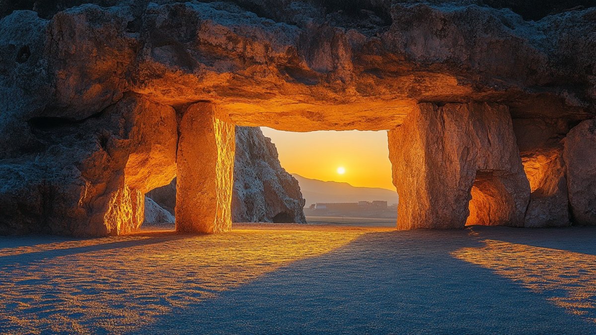 
                Este monumento parece un pequeño Stonehenge pero está en España
            