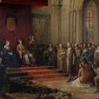 Colón ante los Reyes Católicos