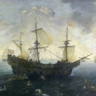Galeones españoles de la Gran Armada por Cornelis Claesz