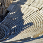 Ruinas del Odeón (auditorio) de Herodes Atticus en la Acrópolis de Atenas. Foto: SHUTTERSTOCK