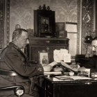 Alfonso XIII despacha con Miguel Primo de Rivera
