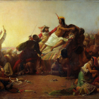 Die Gefangennahme von Atahualpa von John Everett Millais