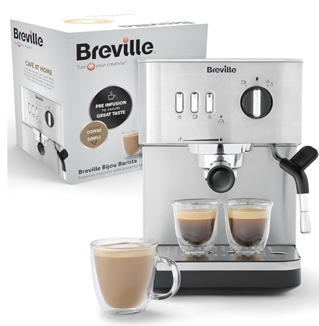 Cafeteras Breville último modelo: prepara cafés expresos como un