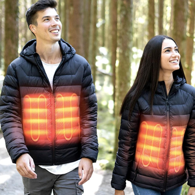 Comprar Chaleco calefactable unisex para hombre y chaqueta calefactable  para mujer, 3 niveles de calefacción, 7 zonas de calefacción, talla grande