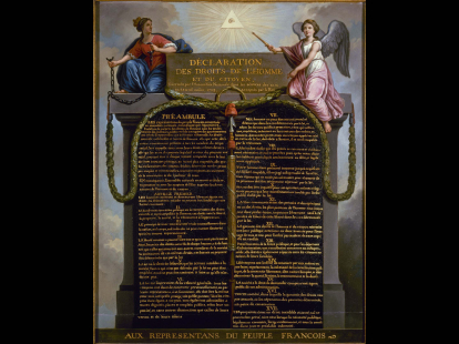 Declaración de los Derechos del Hombre y el Ciudadano. Imagen: Wikimedia Commons
