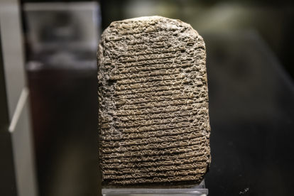 Tablilla escrita en cuneiforme