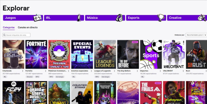 Twitch permite a los usuarios transmitir videos en tiempo real