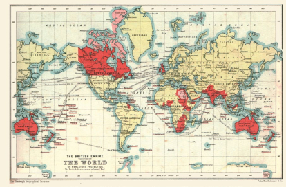 Posesiones Imperio británico en 1902