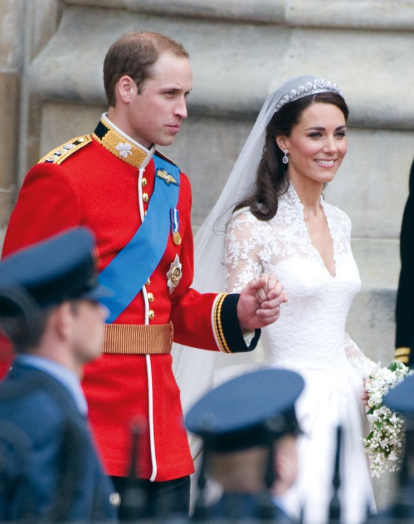 El príncipe Guillermo es el nuevo príncipe de Gales y futuro rey de Inglaterra. Su esposa, Kate Middleton, es la princesa de Gales, título que nadie ostentaba desde la muerte de Lady Di. Foto: Getty.