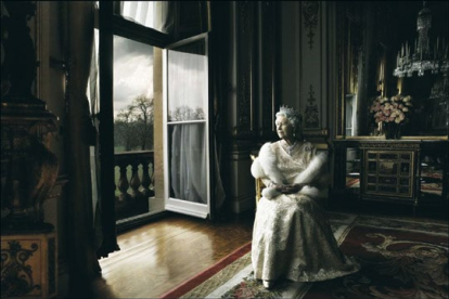 Retrato de Annie Leibovitz a la reina Isabel II