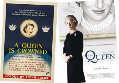A Queen is crowned (1953) y La reina (2006)