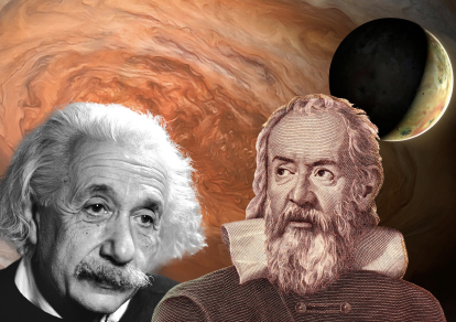 Aunque la relatividad se asocia con Einstein, Galileo ya discutió la diferencia que aparecía cuando dos observadores, uno en reposo en un muelle y otro en movimiento en un barco, veían la caída de un cuerpo desde lo alto de un mástil.